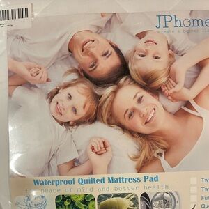 Jphome waterproof quilted mattress pad queen size